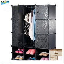 PP Plastic Material Bedroom Wardrobe (closet)